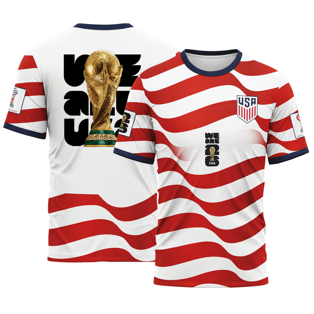 USA AOP T-Shirt We Are United Home World Cup 2026 USA AOP T-Shirt We Are United Home World Cup 2026