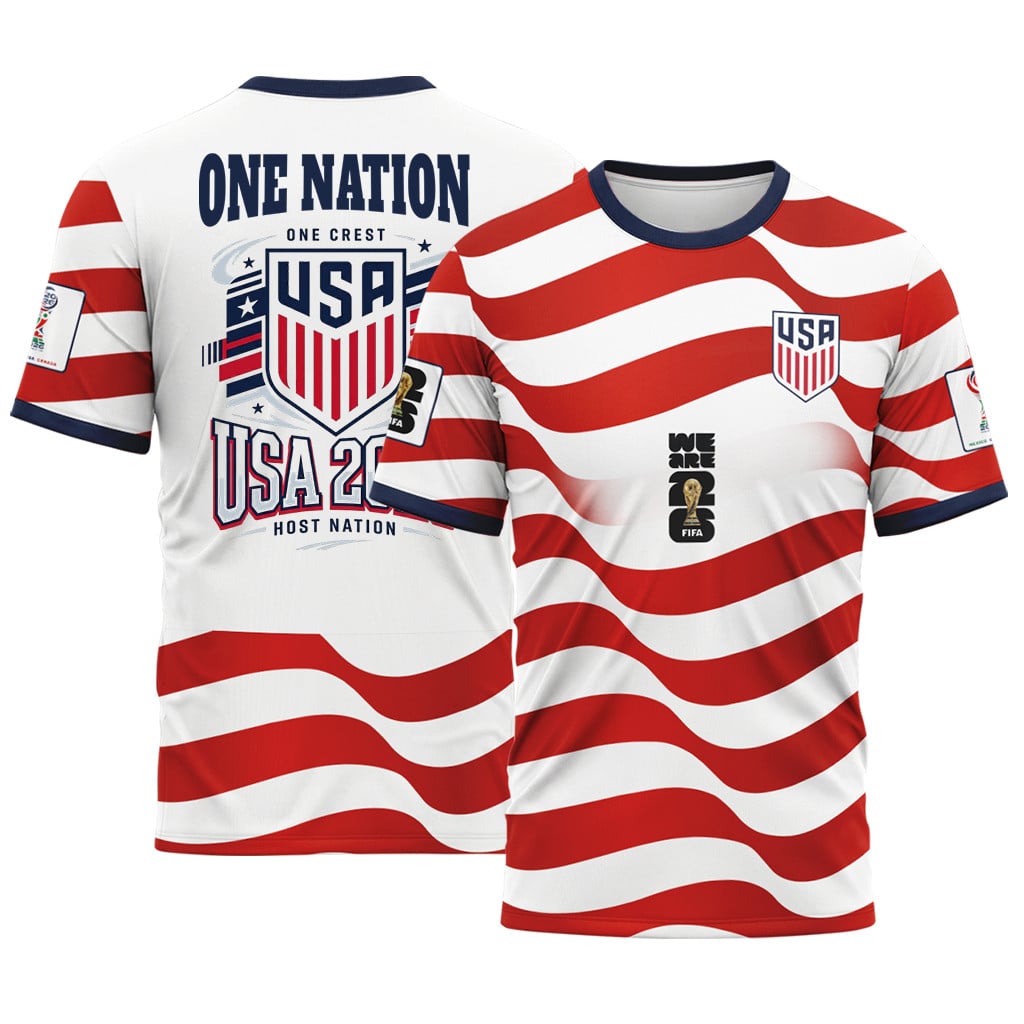 USA AOP T-Shirt Host Nation Home World Cup 2026 USA AOP T-Shirt Host Nation Home World Cup 2026
