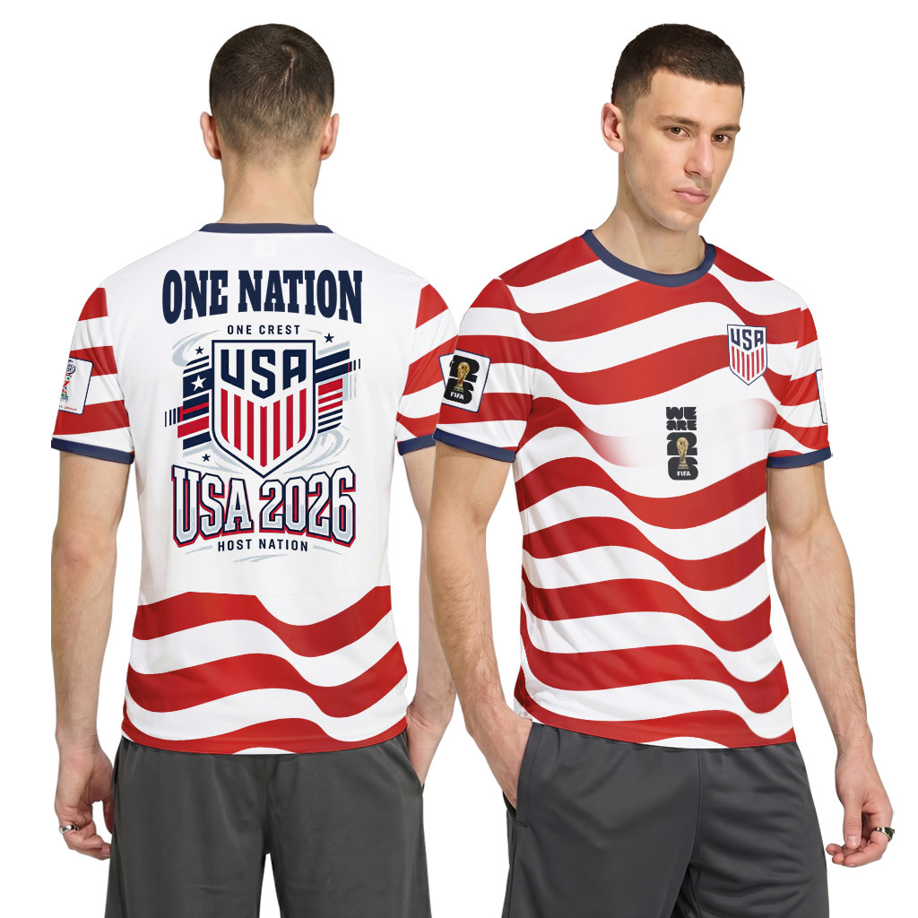 USA AOP T-Shirt Host Nation Home World Cup 2026 USA AOP T-Shirt Host Nation Home World Cup 2026