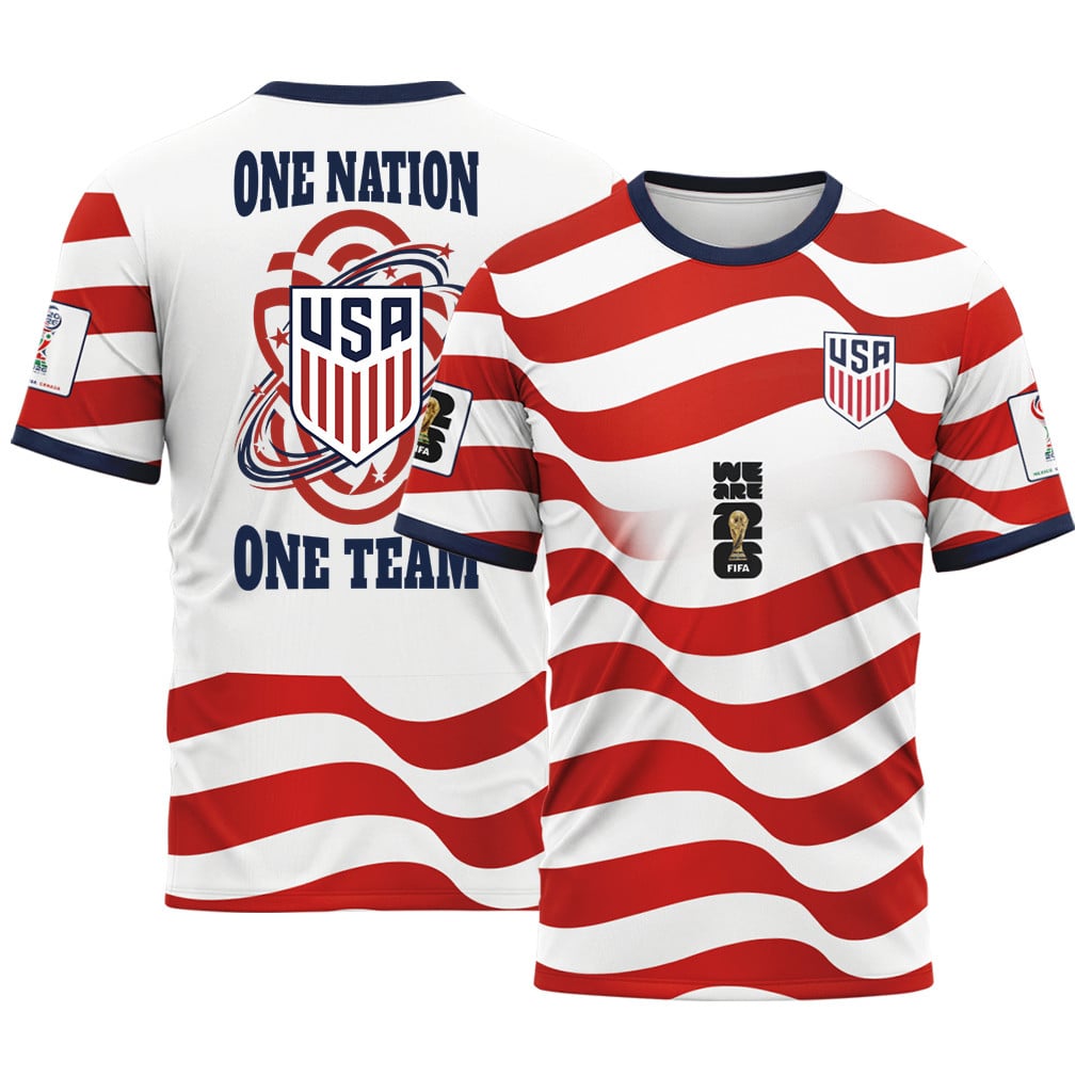 USA AOP T-Shirt Nation Of Champions Home World Cup 2026 USA AOP T-Shirt Nation Of Champions Home World Cup 2026