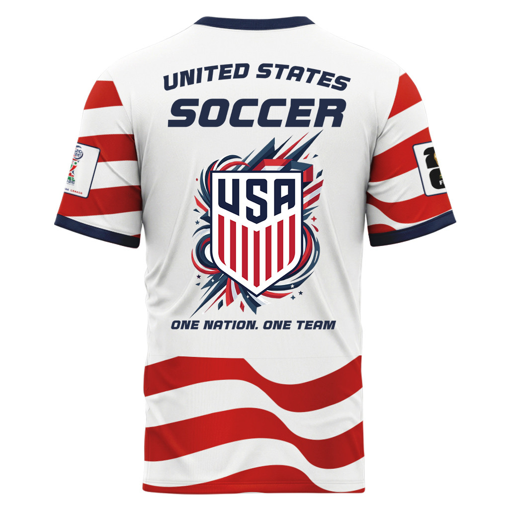 USA AOP T-Shirt World Cup 2026 Fearless American Pride Home Style USA AOP T-Shirt World Cup 2026 Fearless American Pride Home Style