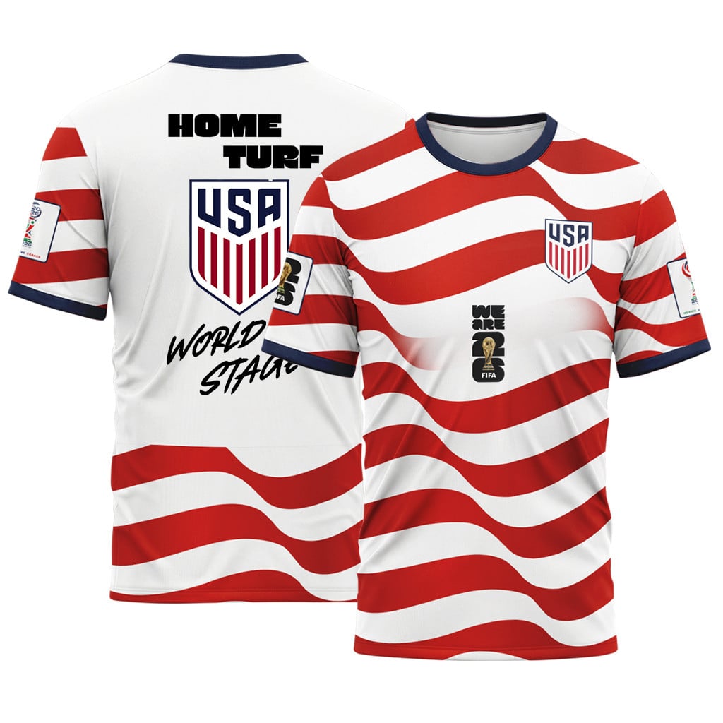 USA AOP T-Shirt Stars And Stripes Forever Home Style USA AOP T-Shirt Stars And Stripes Forever Home Style