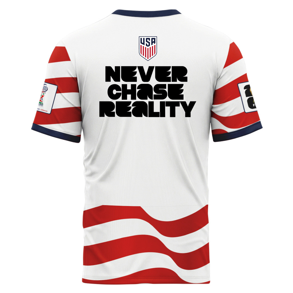 USA AOP T-Shirt Never Chase Reality Home Edition USA AOP T-Shirt Never Chase Reality Home Edition