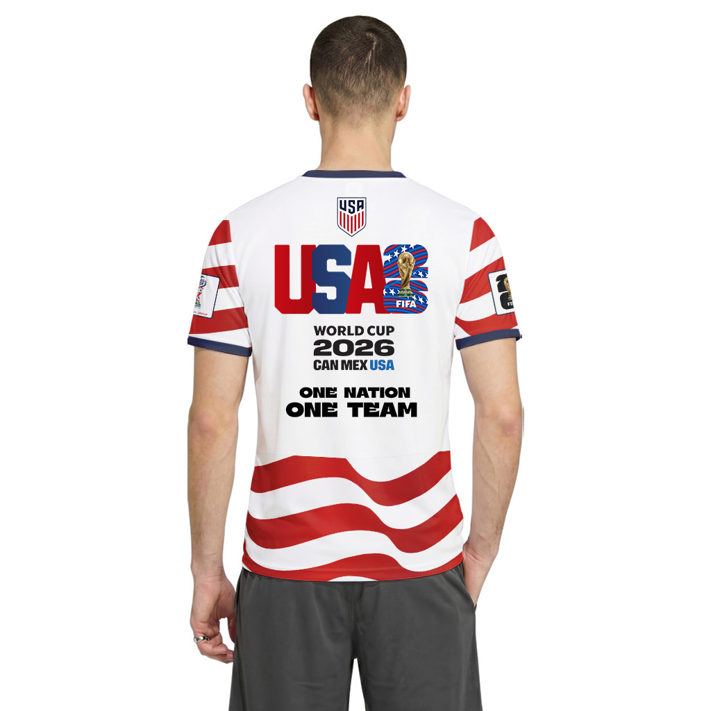 USA AOP T-Shirt World Cup 2026 Born To Win Home Style USA AOP T-Shirt World Cup 2026 Born To Win Home Style