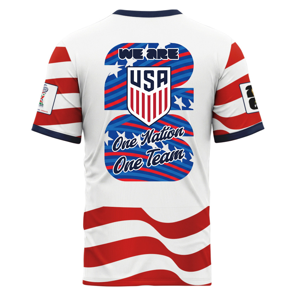 USA AOP T-Shirt World Cup 2026 Fearless American Pride Home Style USA AOP T-Shirt World Cup 2026 Fearless American Pride Home Style