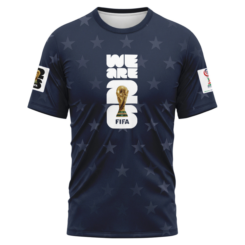 USA AOP T-Shirt World Cup 2026 Stars Away USA AOP T-Shirt World Cup 2026 Stars Away
