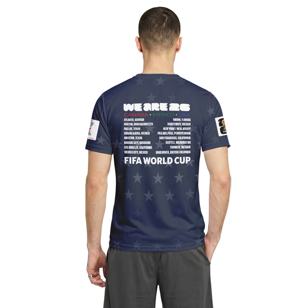USA AOP T-Shirt World Cup 2026 Stars Away USA AOP T-Shirt World Cup 2026 Stars Away