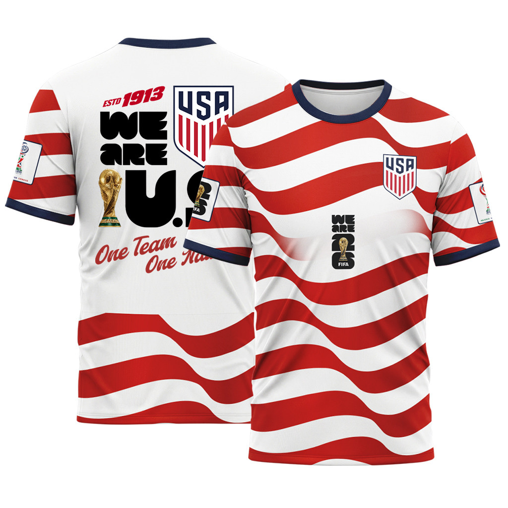 USA AOP T-Shirt United Pride Home World Cup 2026 USA AOP T-Shirt United Pride Home World Cup 2026