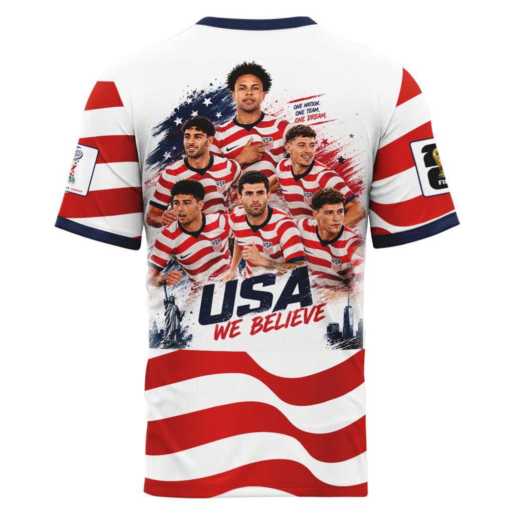 USA National Team One Nation Graphic World Cup 2026 AOP T-Shirt USA National Team One Nation Graphic World Cup 2026 AOP T-Shirt