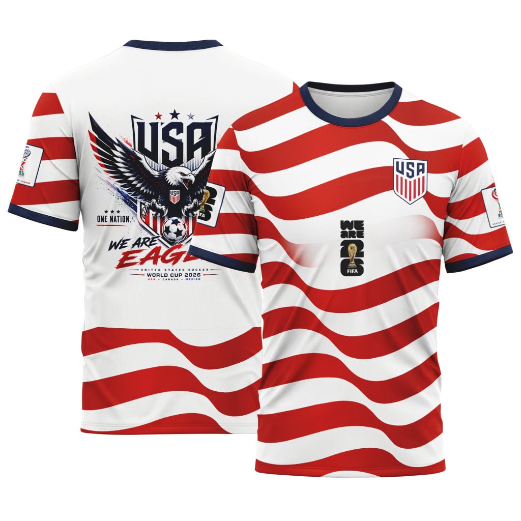 USA National Team World Cup 2026 AOP T-Shirt USA National Team World Cup 2026 AOP T-Shirt