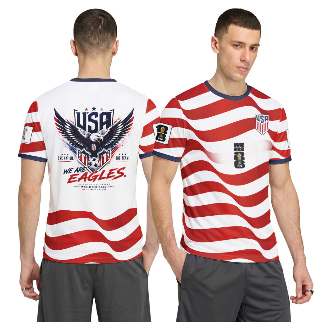 USA National Team World Cup 2026 AOP T-Shirt USA National Team World Cup 2026 AOP T-Shirt