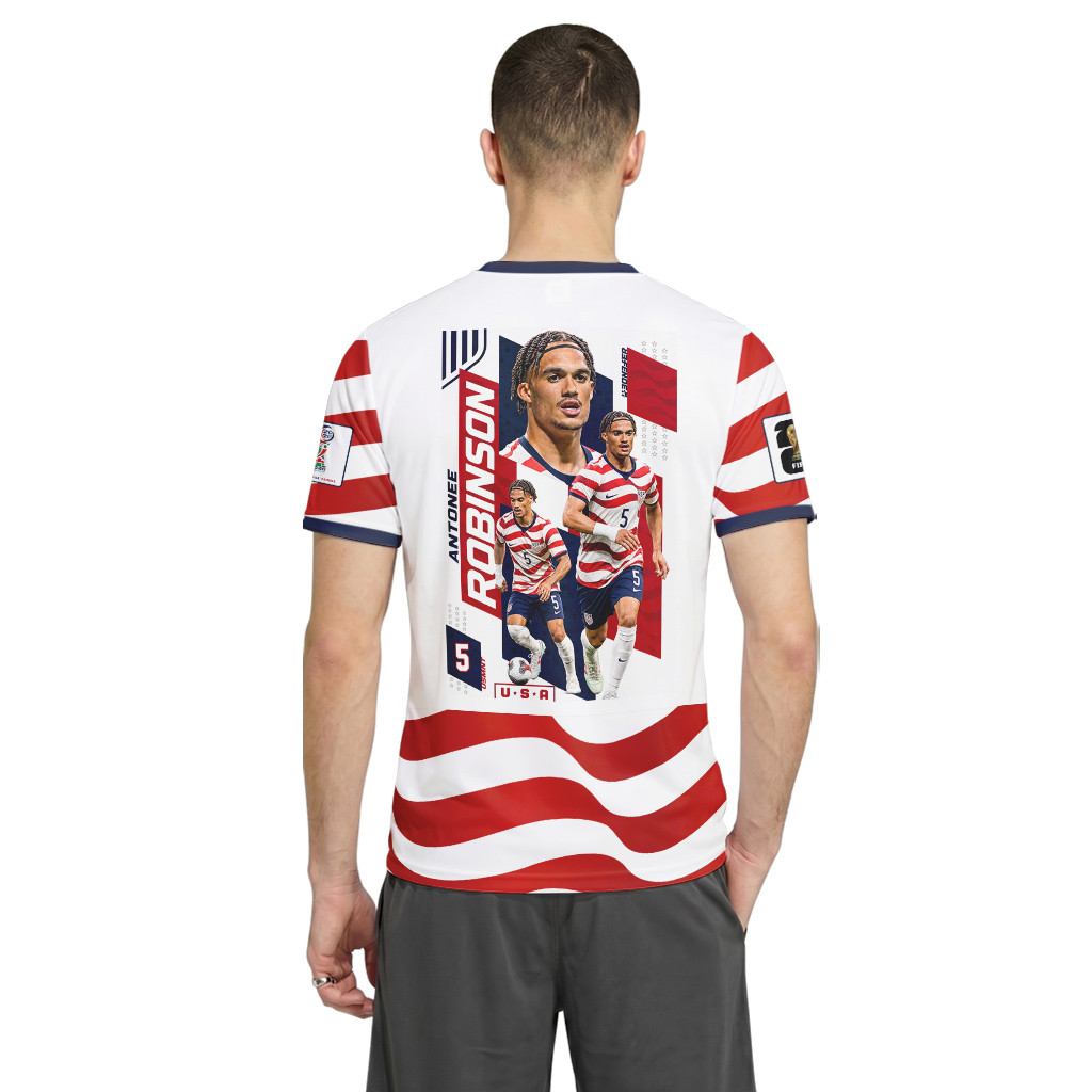 Antonee Robinson 5 AOP T-Shirt 2026 USA World Cup Antonee Robinson 5 AOP T-Shirt 2026 USA World Cup
