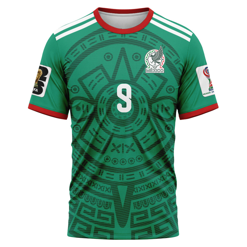 Ra?l Jim?nez 9 AOP T-Shirt 2026 World Cup Mexico Home Ra?l Jim?nez 9 AOP T-Shirt 2026 World Cup Mexico Home