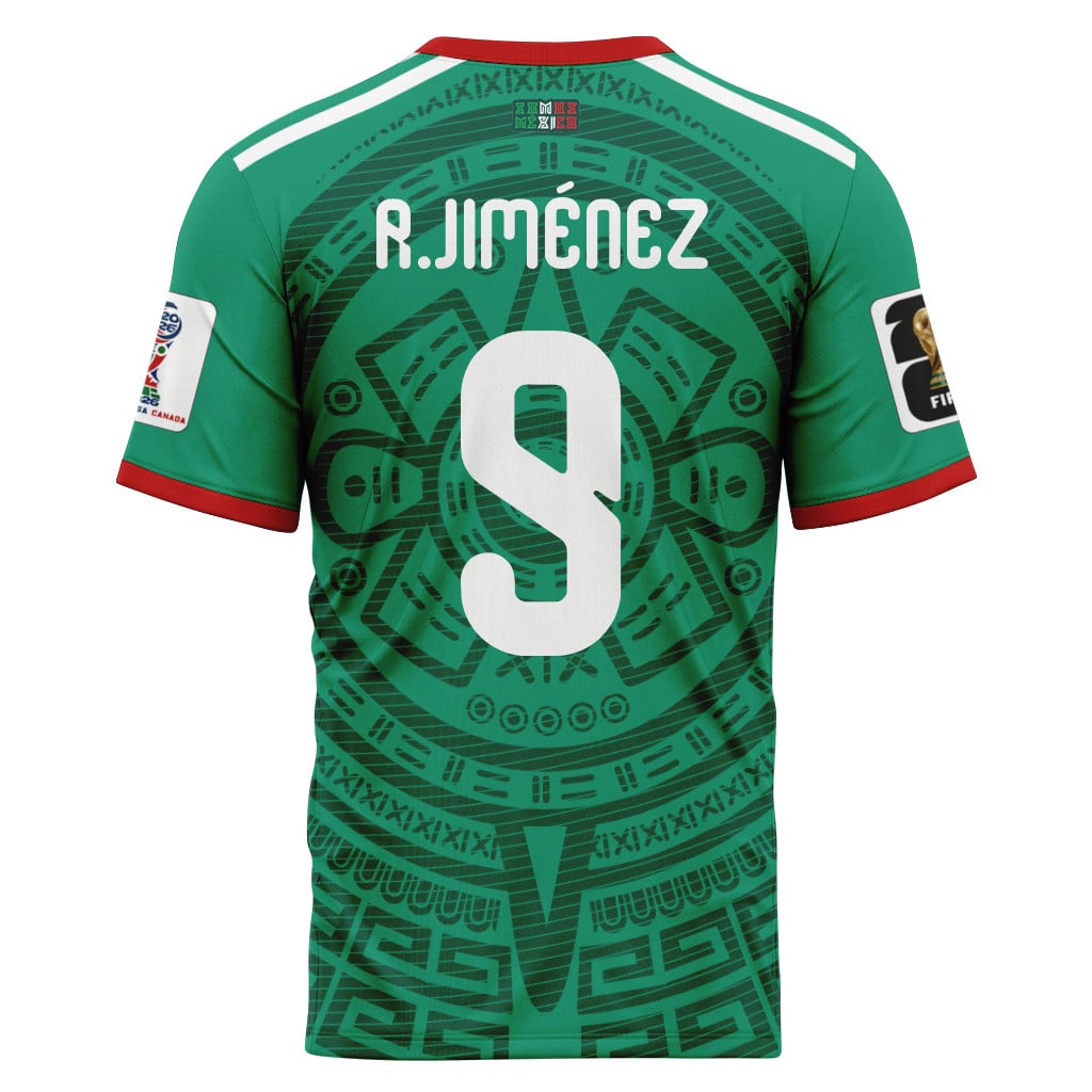 Ra?l Jim?nez 9 AOP T-Shirt 2026 World Cup Mexico Home Ra?l Jim?nez 9 AOP T-Shirt 2026 World Cup Mexico Home
