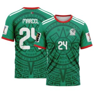 Marcel Ruiz 24  AOP T-Shirt 2026 World Cup Mexico Home