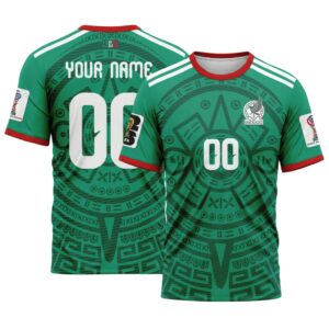Mexico AOP T-Shirt 2026 World Cup Home Personalized