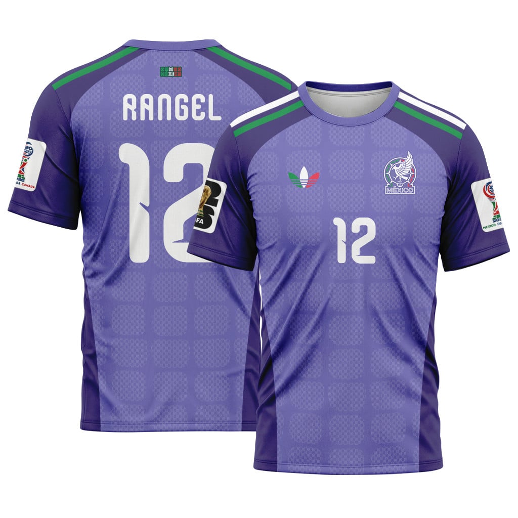 Rangel 12 AOP T-Shirt 2026 World Cup Mexico Away Goalkeeper Rangel 12 AOP T-Shirt 2026 World Cup Mexico Away Goalkeeper