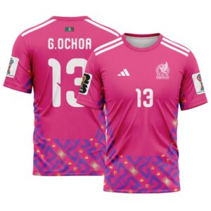 Ochoa 13 AOP T-Shirt 2026 World Cup Mexico Home Goalkeeper