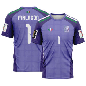 Malag?n 1 AOP T-Shirt 2026 World Cup Mexico Away Goalkeeper