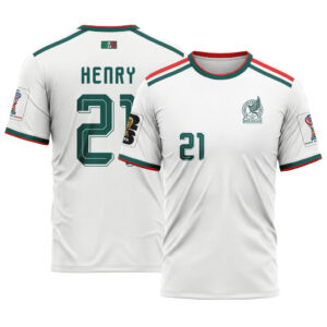 Henry Mart?n 21 AOP T-Shirt 2026 World Cup Mexico Away