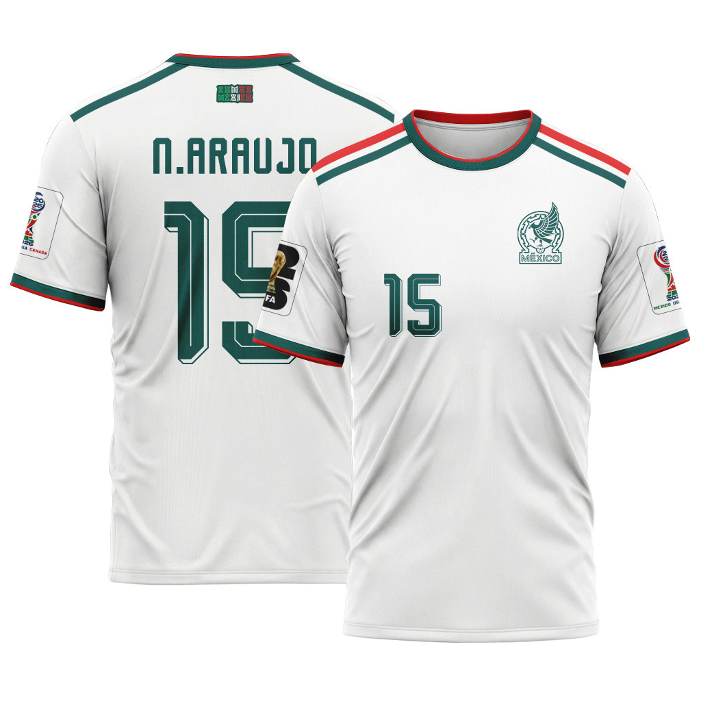 N?stor Araujo 15 AOP T-Shirt 2026 World Cup Mexico Away N?stor Araujo 15 AOP T-Shirt 2026 World Cup Mexico Away