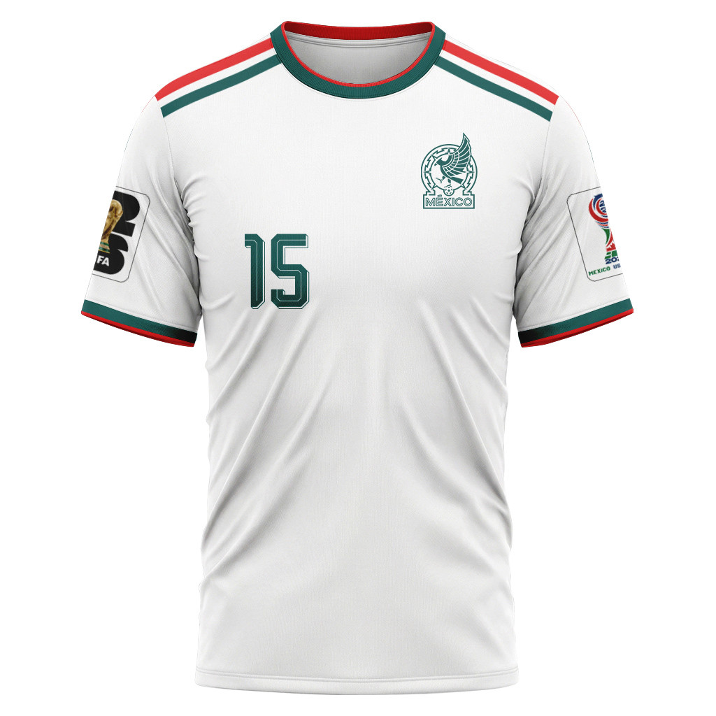 N?stor Araujo 15 AOP T-Shirt 2026 World Cup Mexico Away N?stor Araujo 15 AOP T-Shirt 2026 World Cup Mexico Away