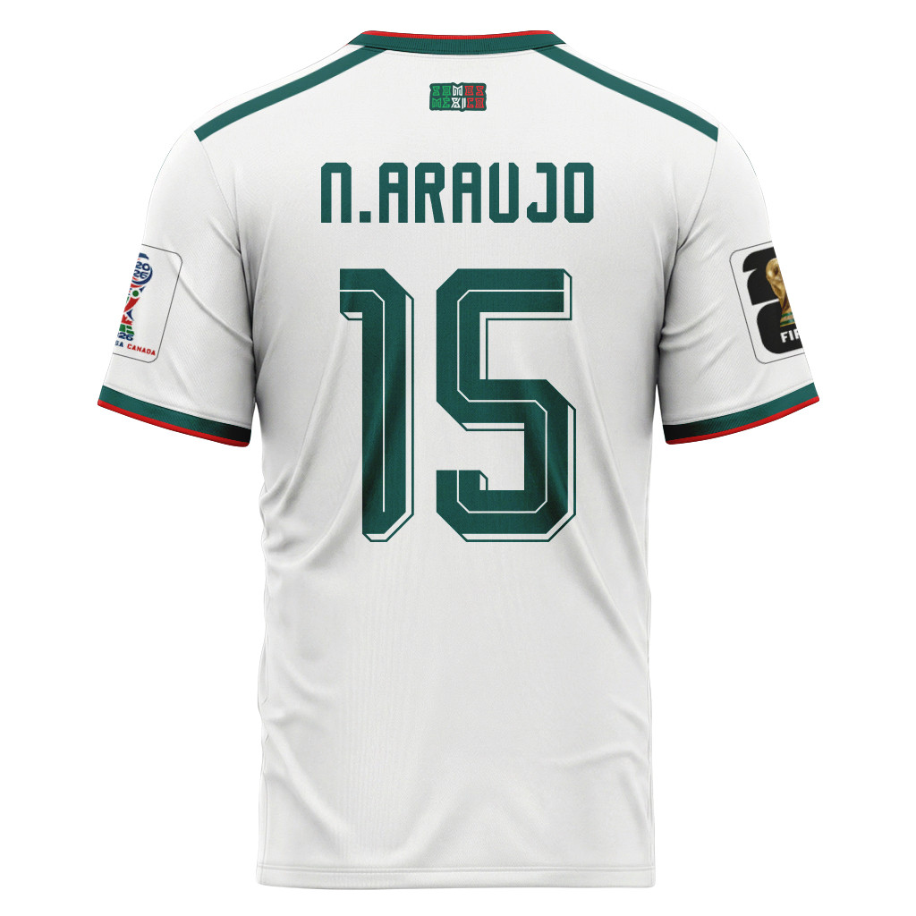 N?stor Araujo 15 AOP T-Shirt 2026 World Cup Mexico Away N?stor Araujo 15 AOP T-Shirt 2026 World Cup Mexico Away