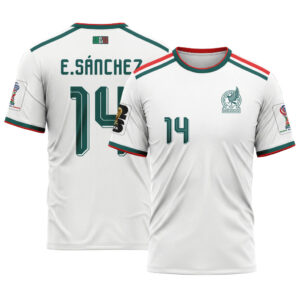 Erick S?nchez 14 AOP T-Shirt 2026 World Cup Mexico Away