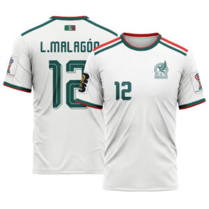 Luis Malag?n 12 AOP T-Shirt 2026 World Cup Mexico Away