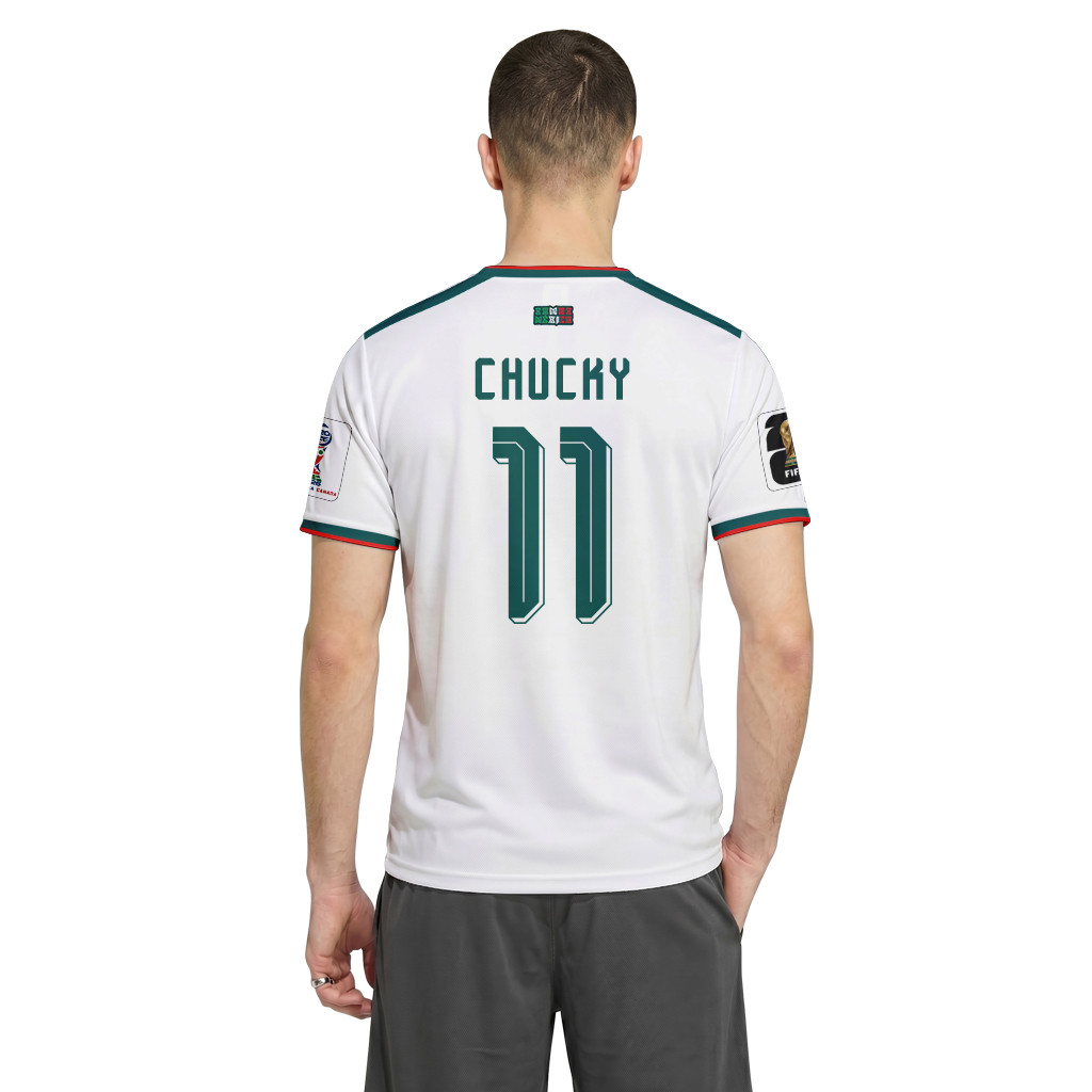 Chucky 11 AOP T-Shirt 2026 World Cup Mexico Away Chucky 11 AOP T-Shirt 2026 World Cup Mexico Away
