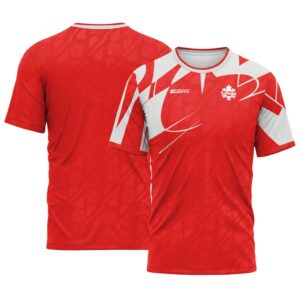 Canada 2026 Retro Home Red AOP T-Shirt