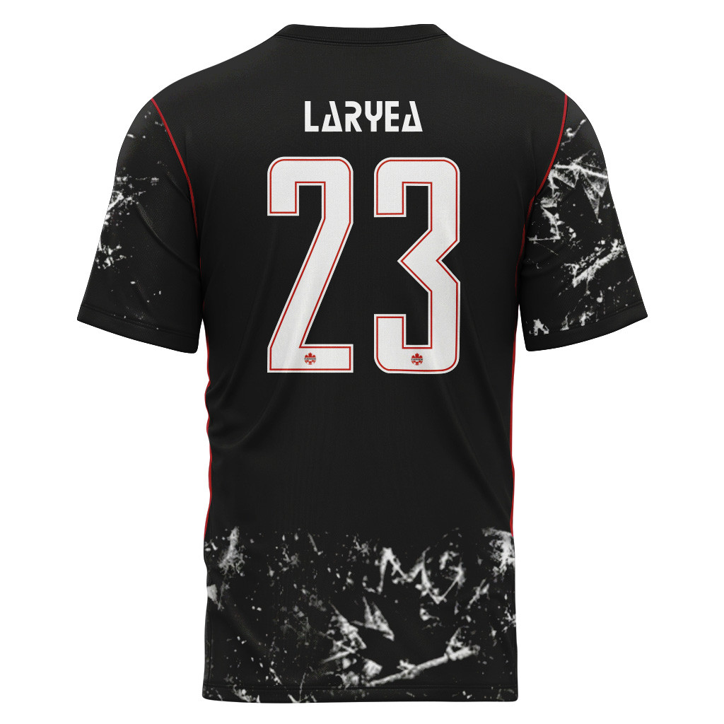 Laryea 23 2026 World Cup Canada Away AOP T-Shirt Laryea 23 2026 World Cup Canada Away AOP T-Shirt