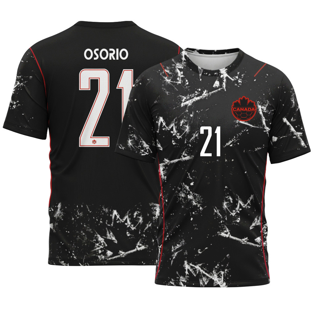 Osorio 21 2026 World Cup Canada Away AOP T-Shirt Osorio 21 2026 World Cup Canada Away AOP T-Shirt