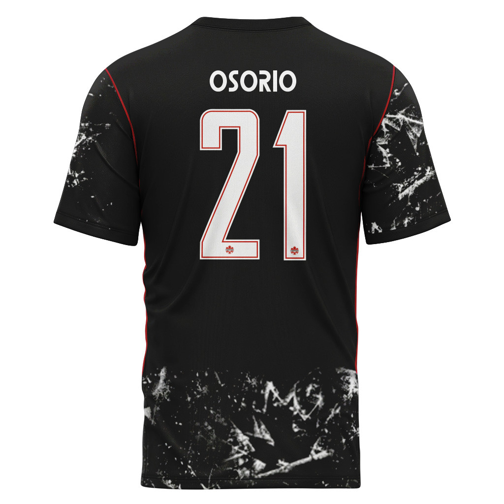 Osorio 21 2026 World Cup Canada Away AOP T-Shirt Osorio 21 2026 World Cup Canada Away AOP T-Shirt