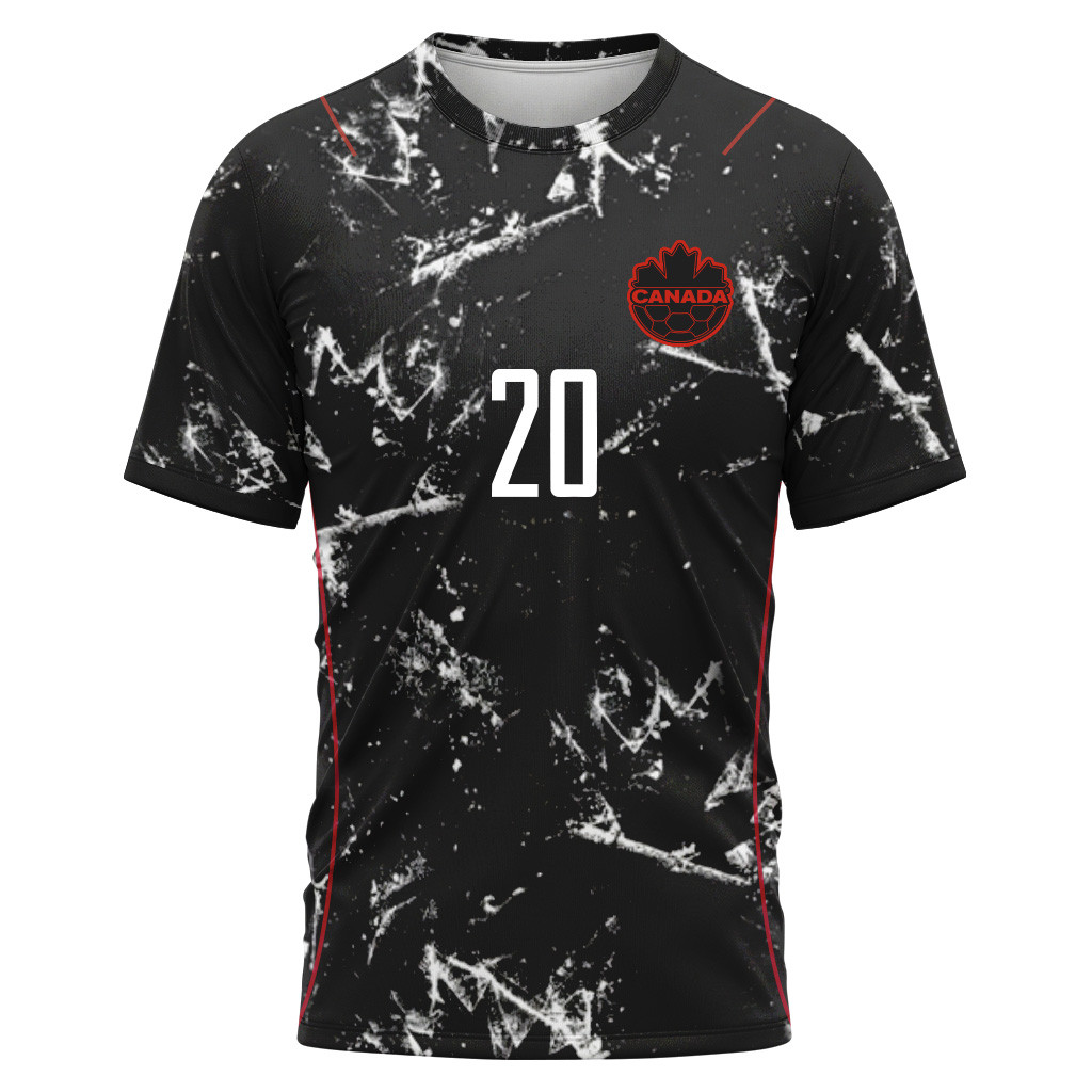 Shaffelburg 20 2026 World Cup Canada Away AOP T-Shirt Shaffelburg 20 2026 World Cup Canada Away AOP T-Shirt