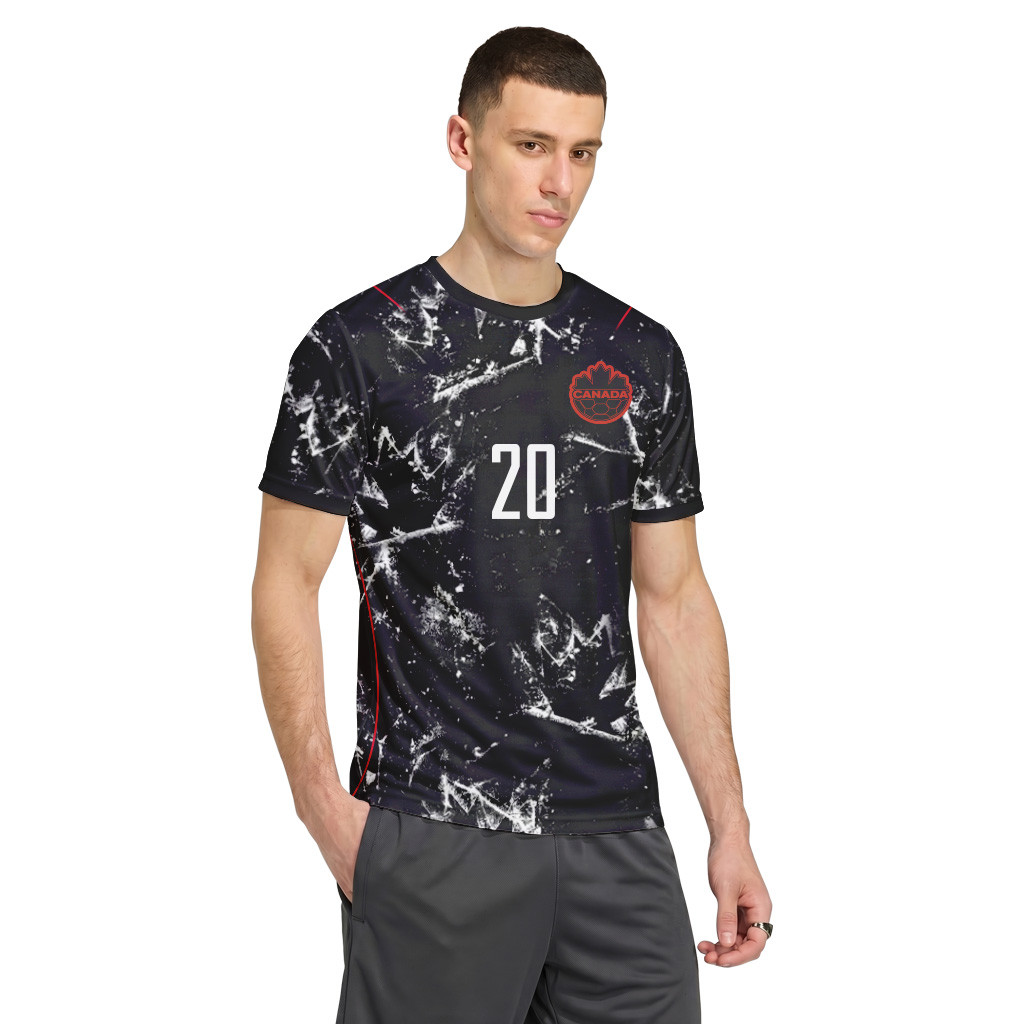 Shaffelburg 20 2026 World Cup Canada Away AOP T-Shirt Shaffelburg 20 2026 World Cup Canada Away AOP T-Shirt