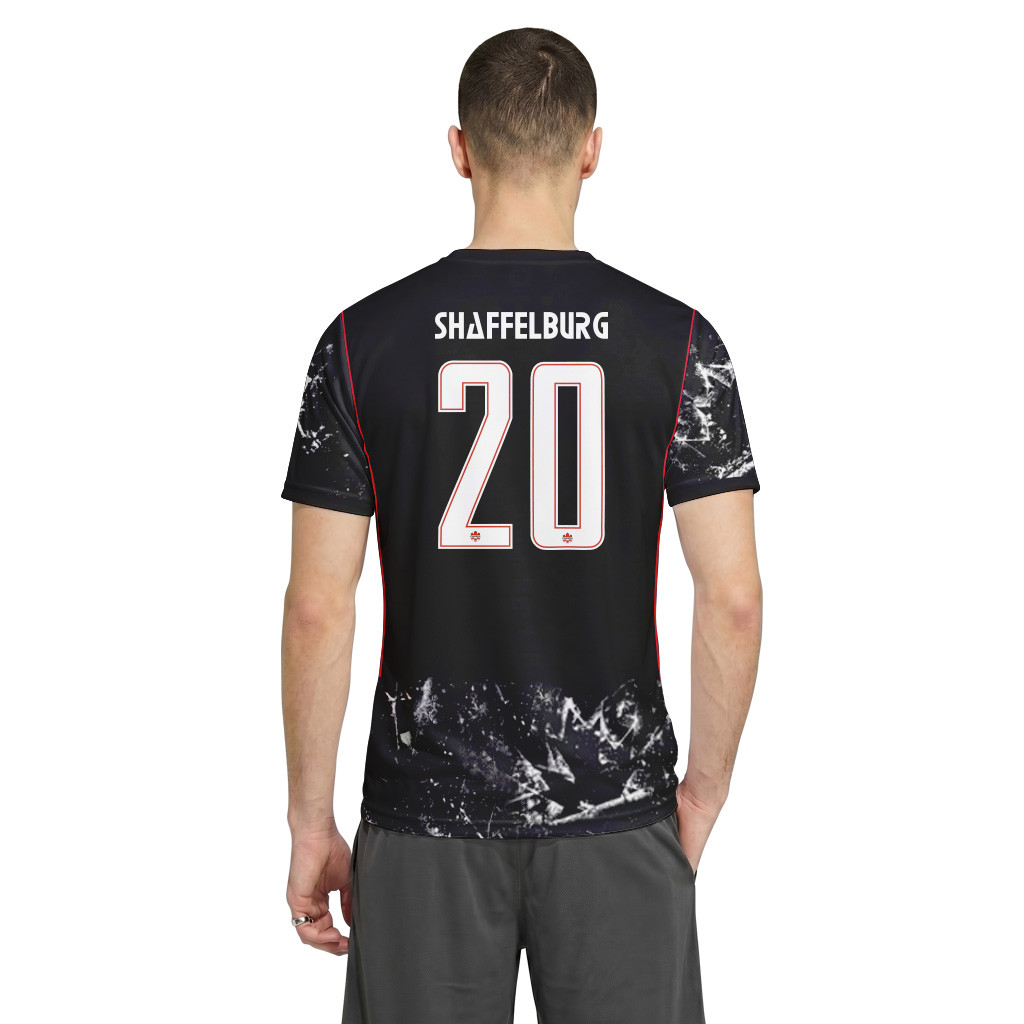 Shaffelburg 20 2026 World Cup Canada Away AOP T-Shirt Shaffelburg 20 2026 World Cup Canada Away AOP T-Shirt