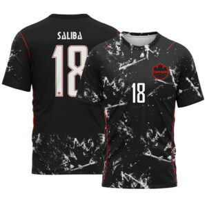 Saliba 18 2026 World Cup Canada Away AOP T-Shirt