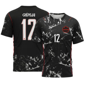 Cr?peau 12 2026 World Cup Canada Away AOP T-Shirt