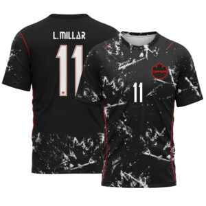 L. Millar 11 2026 World Cup Canada Away AOP T-Shirt