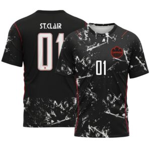 St. Clair 1 2026 World Cup Canada Away AOP T-Shirt