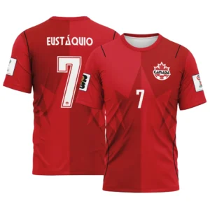 Eust?quio 7 AOP T-Shirt Canada World Cup 2026 Home