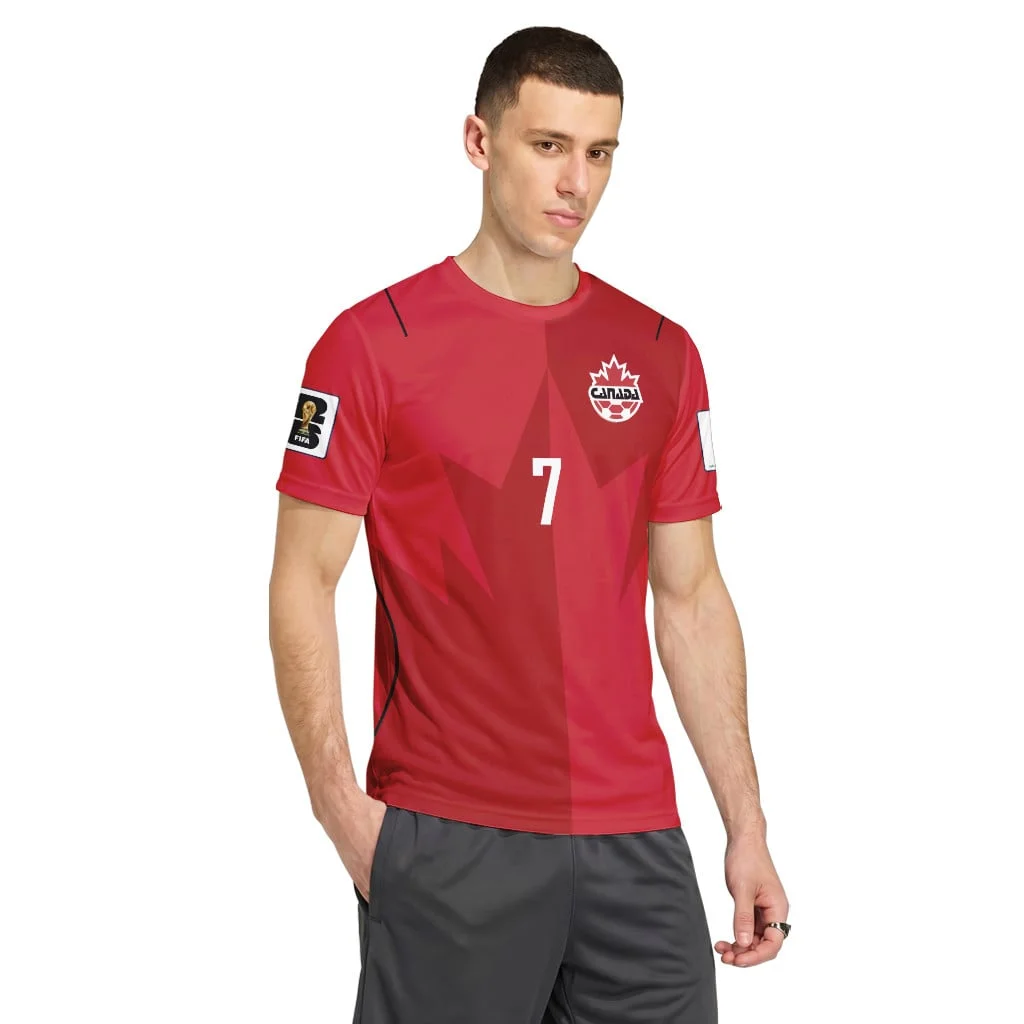 Eust?quio 7 AOP T-Shirt Canada World Cup 2026 Home Eust?quio 7 AOP T-Shirt Canada World Cup 2026 Home
