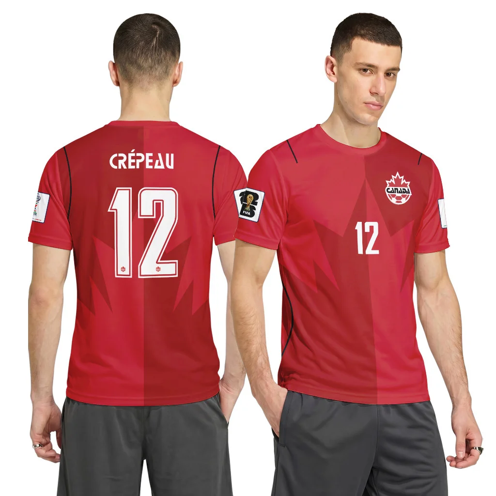 Cr?peau 12 AOP T-Shirt Canada World Cup 2026 Home Cr?peau 12 AOP T-Shirt Canada World Cup 2026 Home