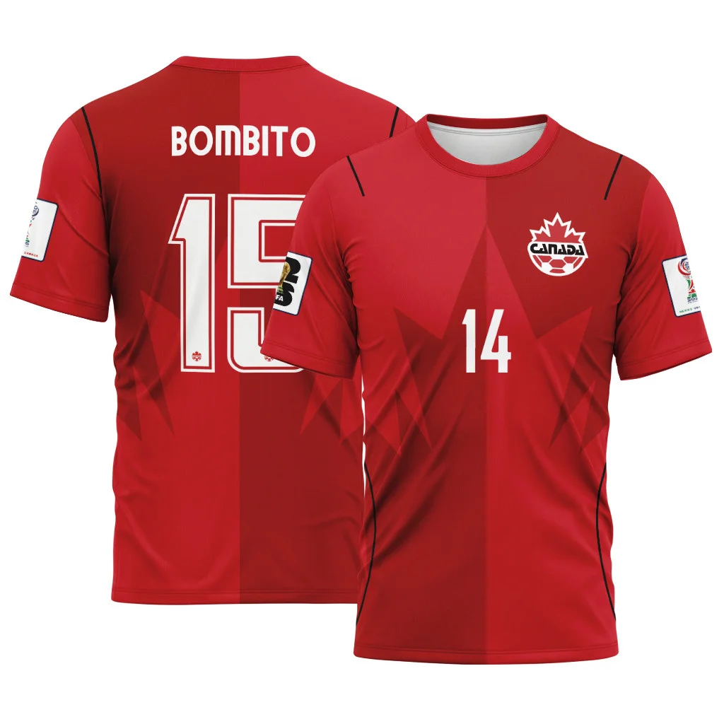 Bombito 15 AOP T-Shirt Canada World Cup 2026 Home Bombito 15 AOP T-Shirt Canada World Cup 2026 Home