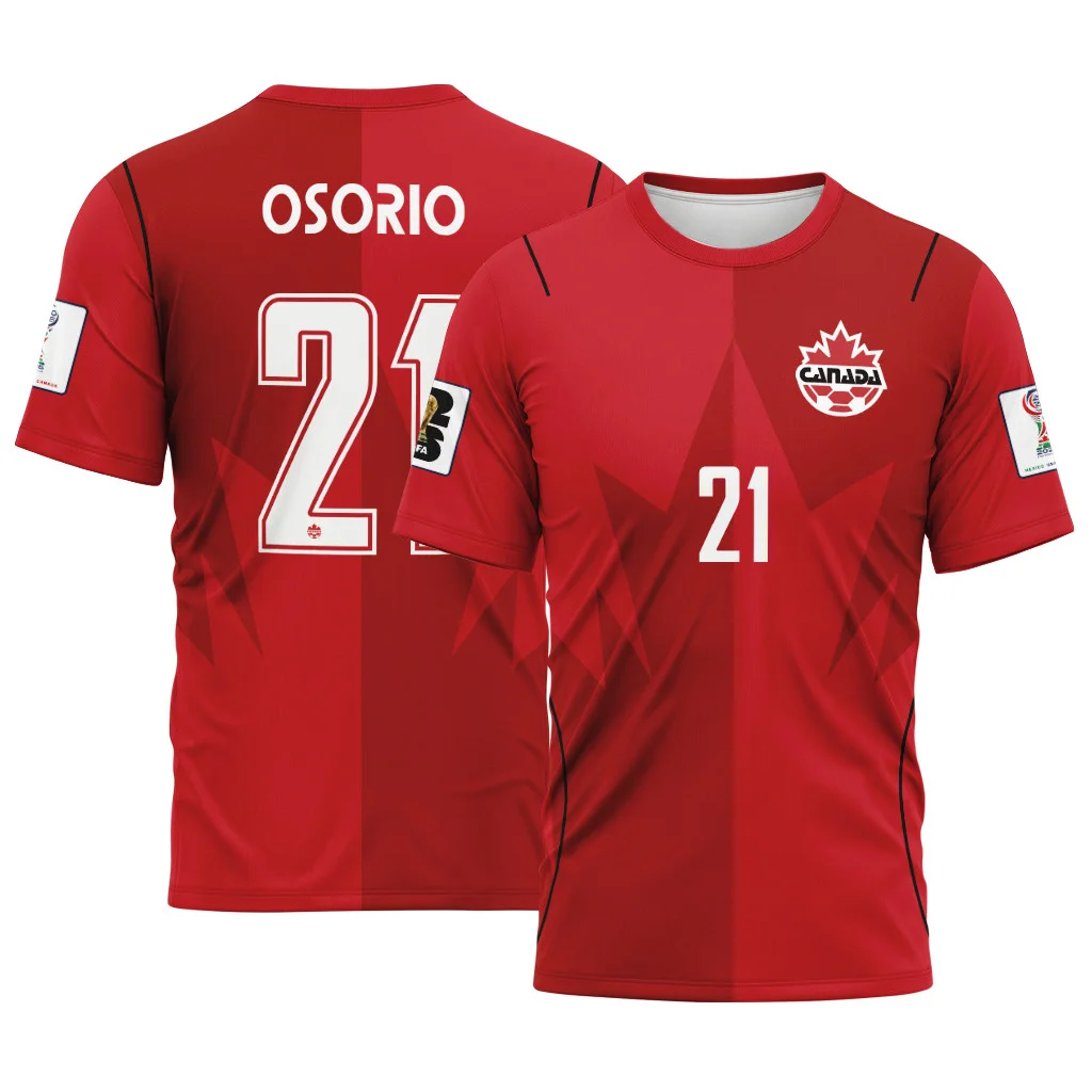 Osorio 21 AOP T-Shirt Canada World Cup 2026 Home Osorio 21 AOP T-Shirt Canada World Cup 2026 Home