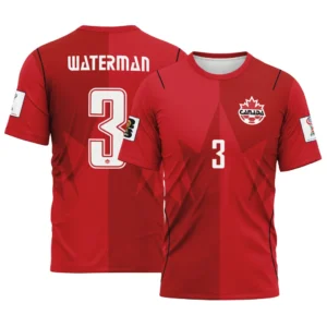 Canada Waterman 3 AOP T-Shirt World Cup 2026 Home