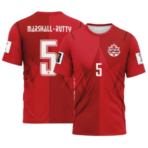 Canada Marshall-Rutty 5 AOP T-Shirt World Cup 2026 Home