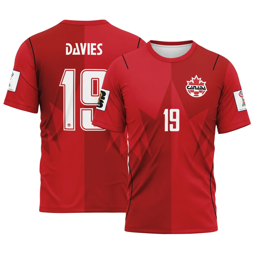 Davies 19 AOP T-Shirt Canada World Cup 2026 Home Davies 19 AOP T-Shirt Canada World Cup 2026 Home