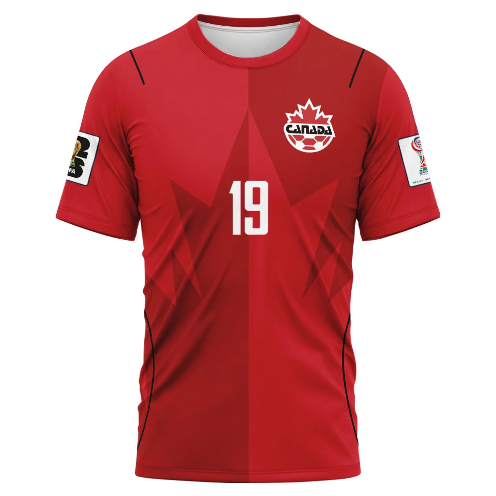 Davies 19 AOP T-Shirt Canada World Cup 2026 Home Davies 19 AOP T-Shirt Canada World Cup 2026 Home